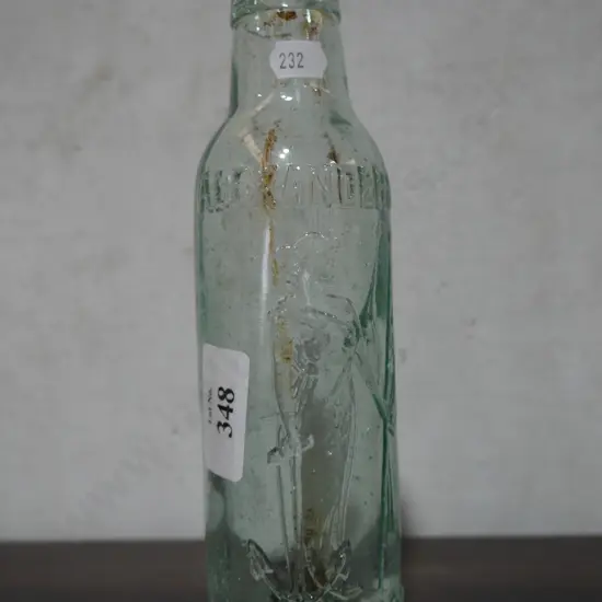 Alexander & co Kaiapoi glass bottle