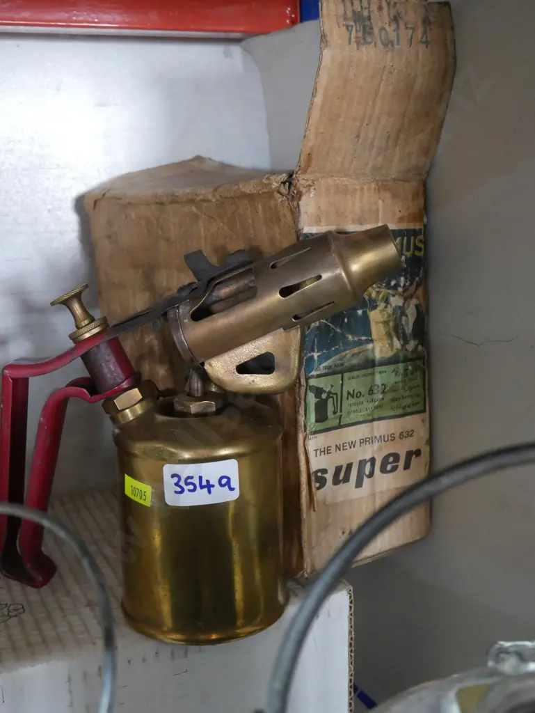Boxed brass blow torch Image 1++