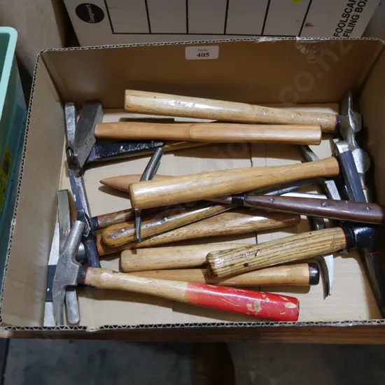 Assorted hammers