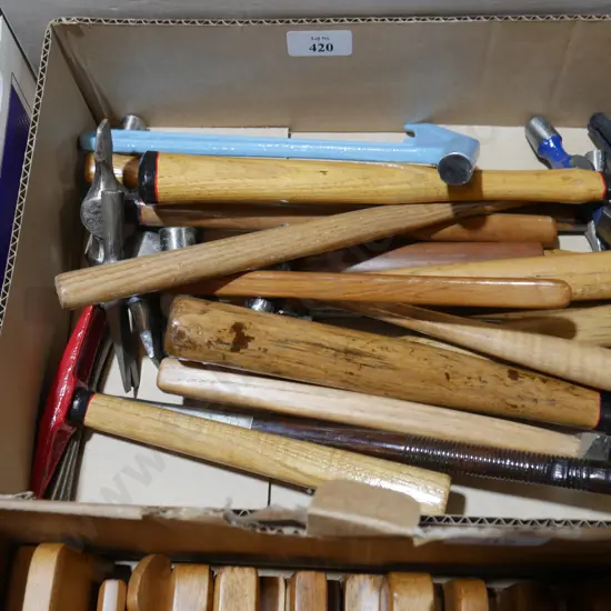 Assorted hammers