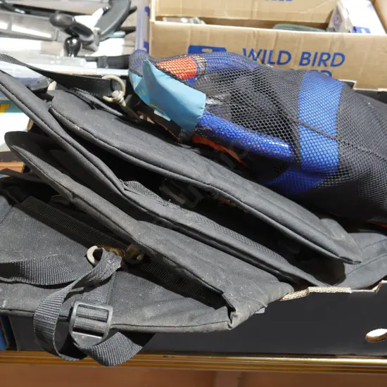 Kayak seats, snorkel gear etc