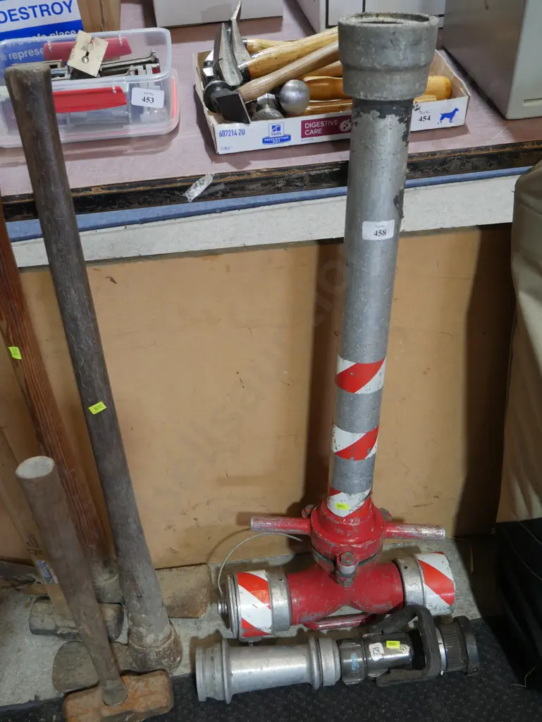 Fire hydrant riser and hose end Image 1++