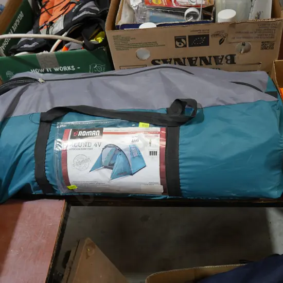 Four person dome tent