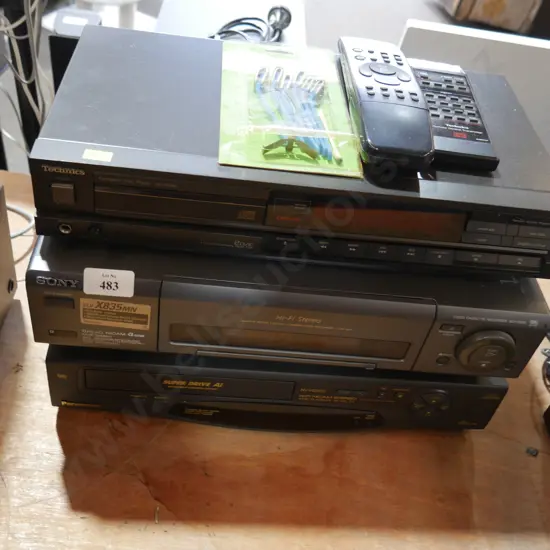 VCR and CD players