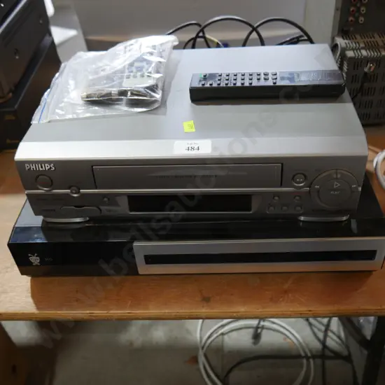 TiVo box and VHS recorder