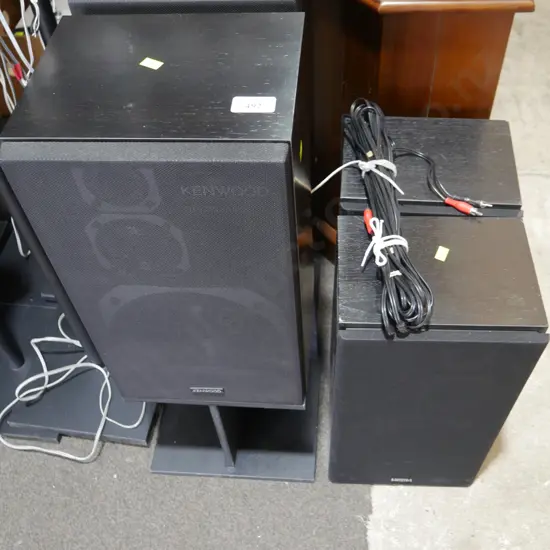 Kenwood and Phillips speakers