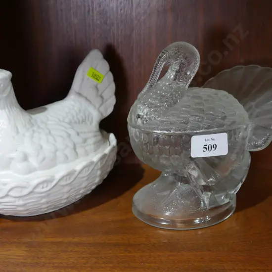 Turkey and hen covered dishes