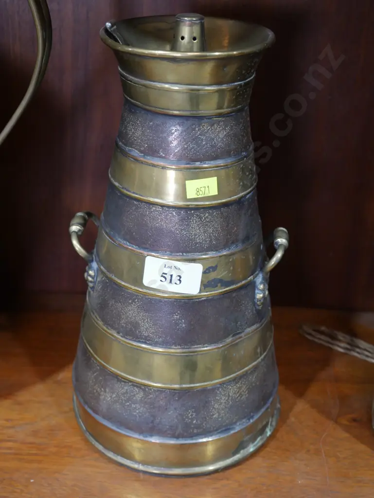 Brass milk can Image 1++