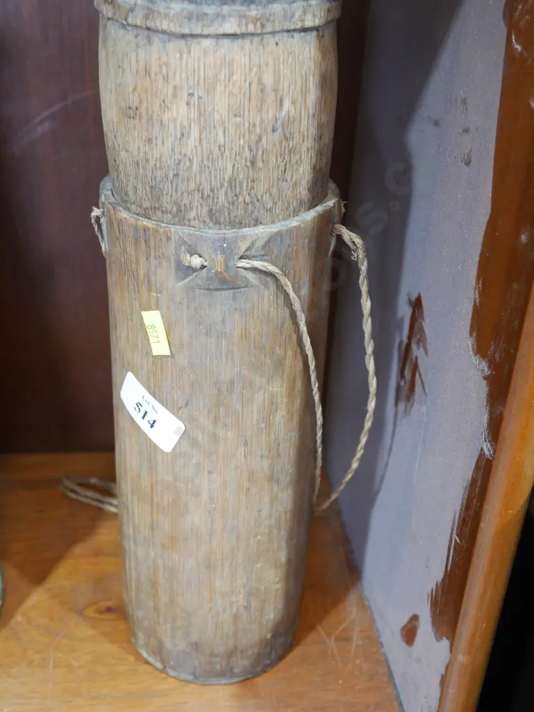 Wooden milk container Image 1++