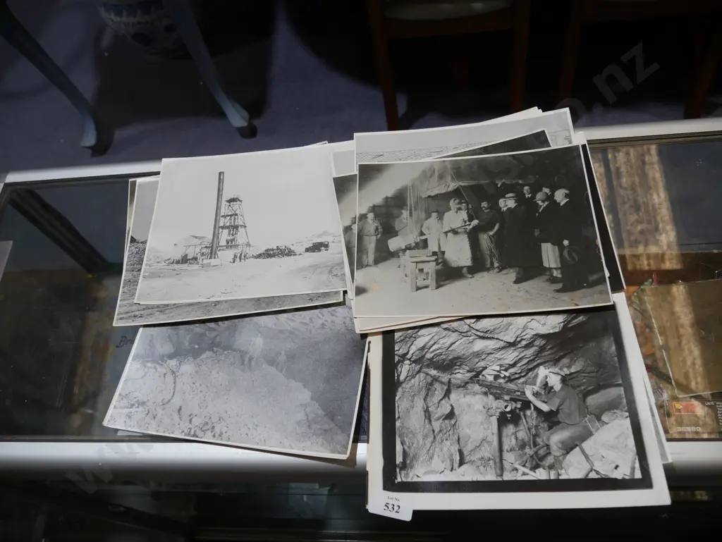 Black and white mining and other photographs Image 1++