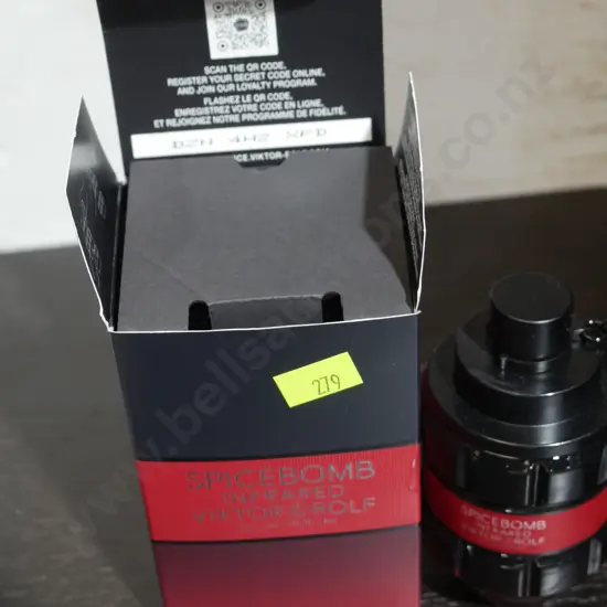 Boxed Spicebomb Infrared after shave