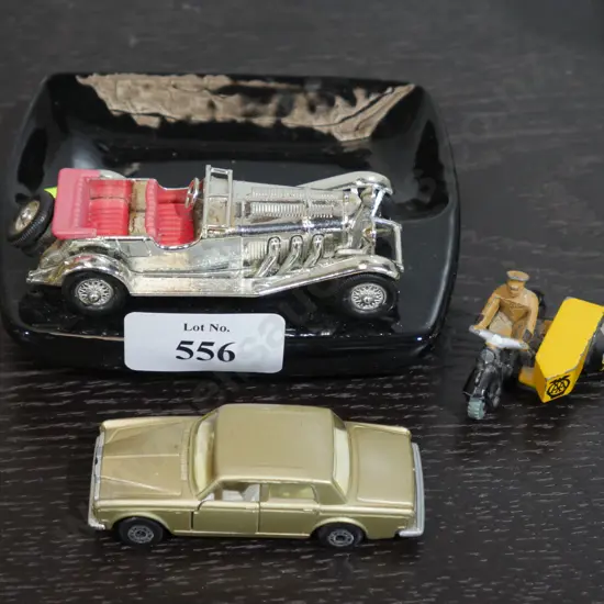 Car ashtray dinky toy etc