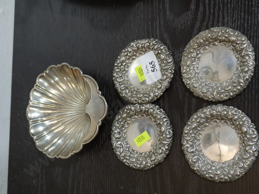 5 sterling silver dishes Image 1++