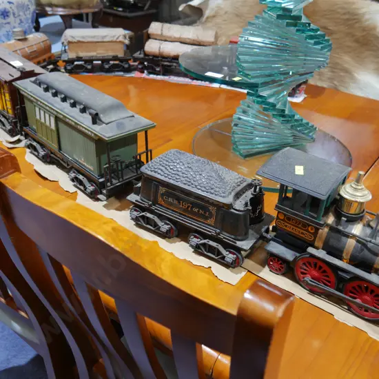 Jim Beam decanter train