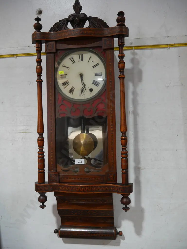 Vintage ornate wall clock Image 1++