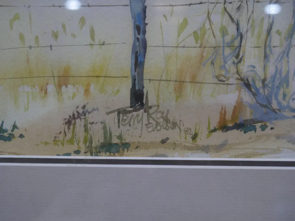 Framed watercolour Image 1++