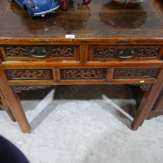 Oriental console table