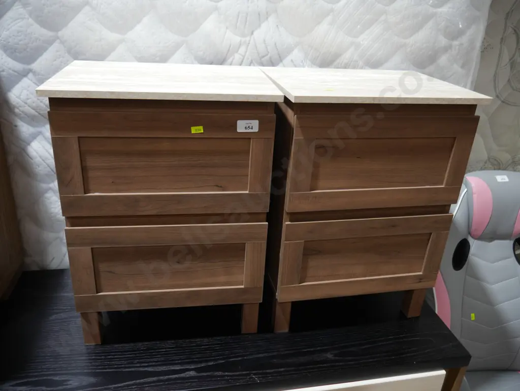 Two bedside drawers Image 1++