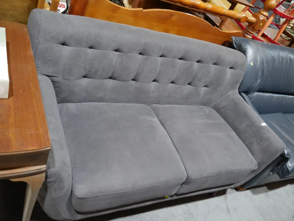 Grey 2 person sofa Image 1++