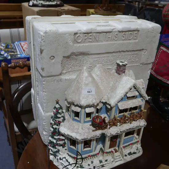 Plug in light up christmas house