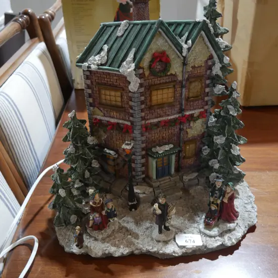 Plug in light up christmas house