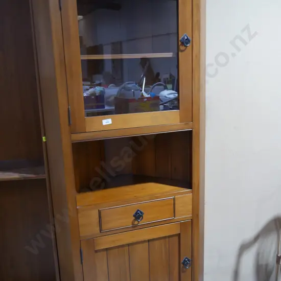 Corner display cabinet