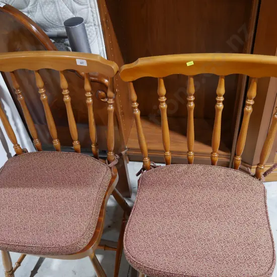 2  dining chairs