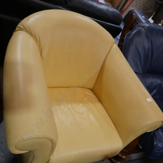 Yellow armchair
