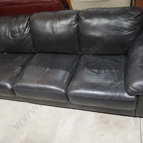 Black 2 seater sofa