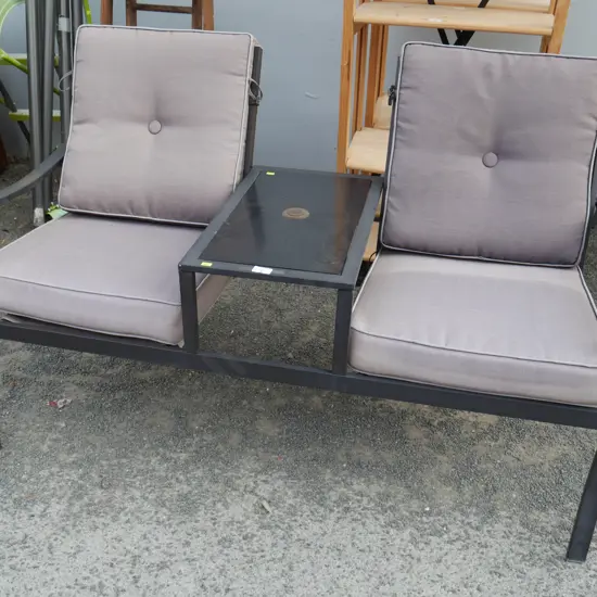 2 seater outdoor bench seat