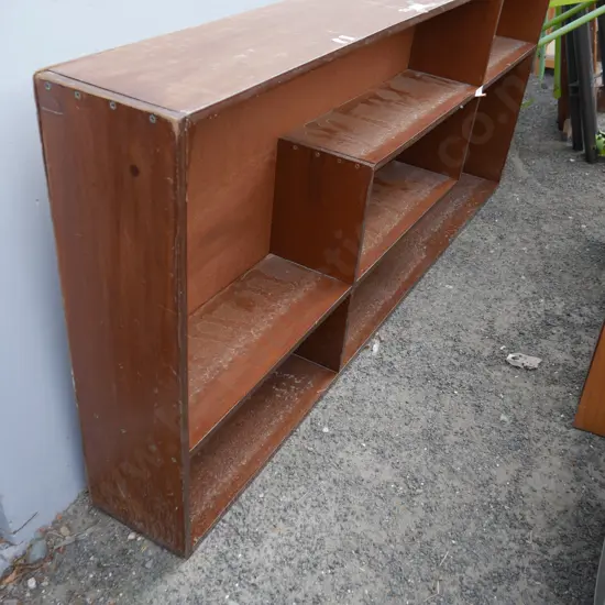 Wooden bookshelf