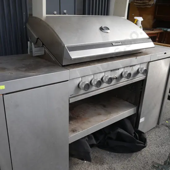 Large stainless BBQ