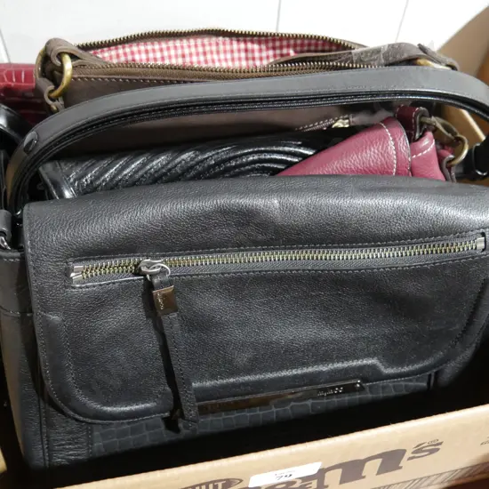Box of handbags