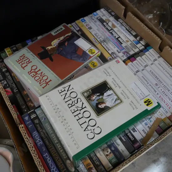 DVDs, and Asus monitor