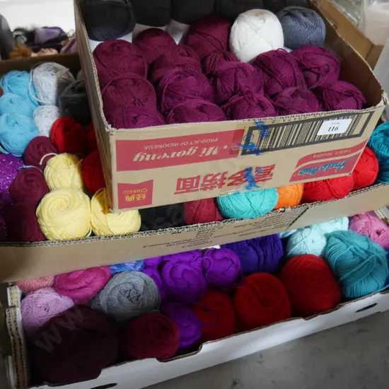 3 boxes of wool