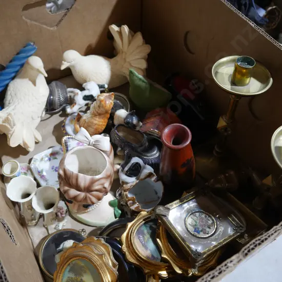 Candle sticks, china etc