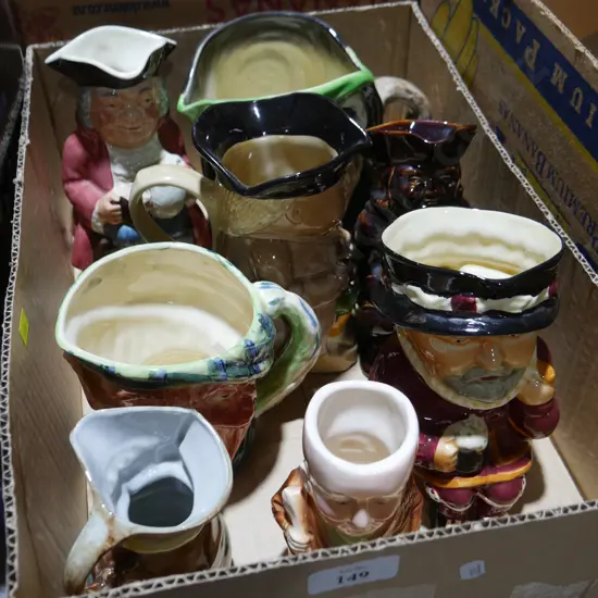 Collection of toby jugs