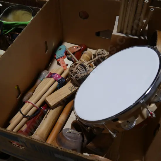 Musical instruments etc