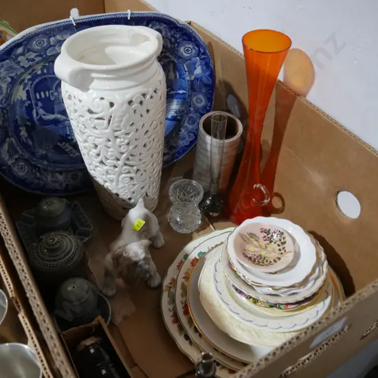 China, blue and white ashet etc