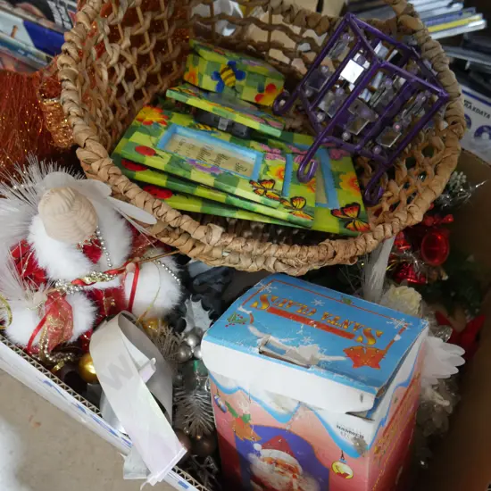 Xmas decorations etc