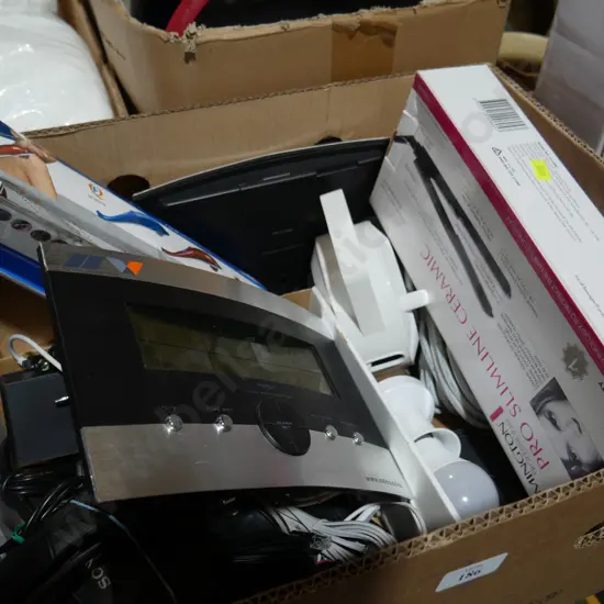 Electrical adaptors, bar curlers etc