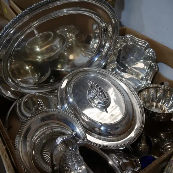 Silver plated ware