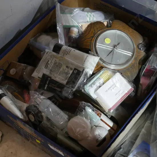 Perfume bottles, cosmetics etc