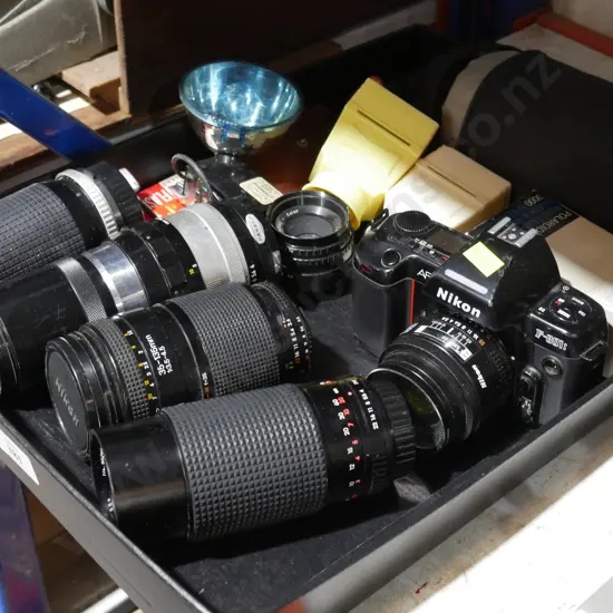 Nikon camera. Lenses