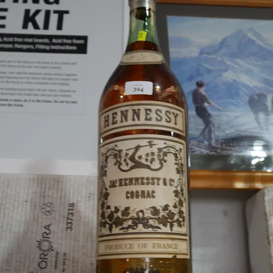 Large Hennessy bottle full