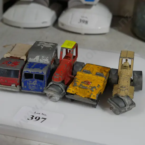 Matchbox trucks rollers