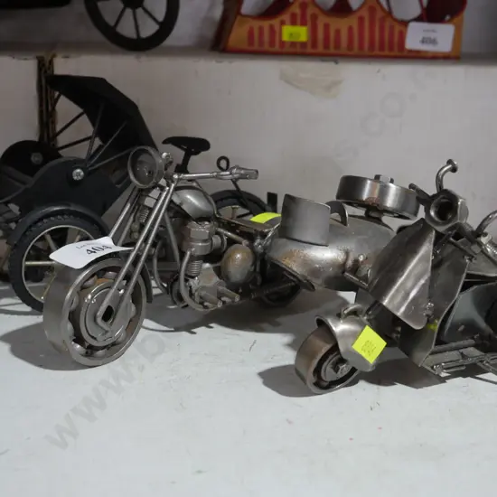 Motorbike toys etc