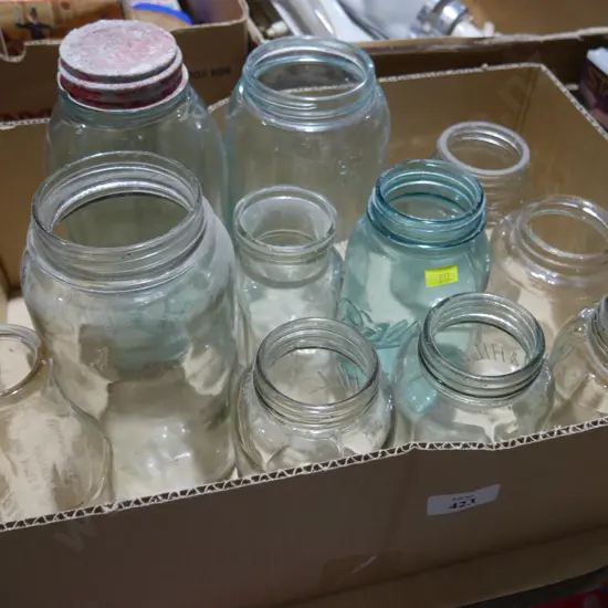 Glass jars