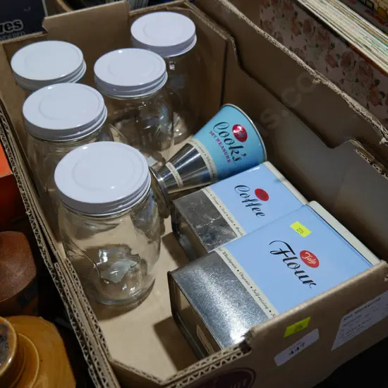 Kitchen tins and jars