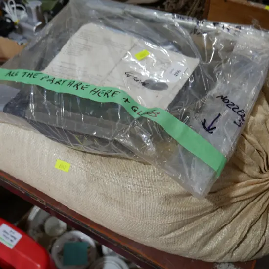 Air blaster set and sand